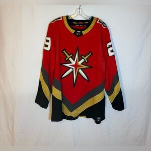 Adidas Vegas Golden Knights #29 Fleury Reverse Retro 1.0 Hockey Jersey Sz 50